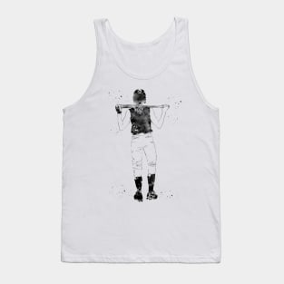 Baseball Player Girl Tank Top